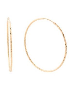 Gold made in Italy 18kt plated Hoop Earrings